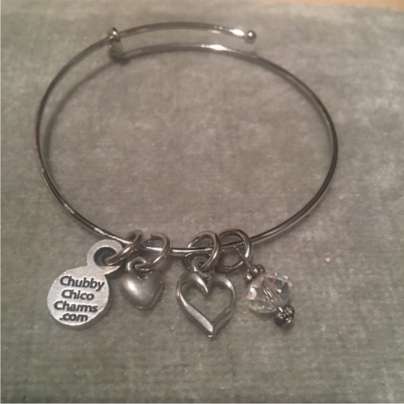 Silver Charm Bracelet silver tone - Picture 1 of 5